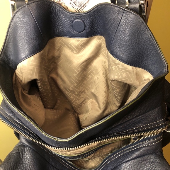 Cole Haan big steel blue hobo. - Picture 10 of 13